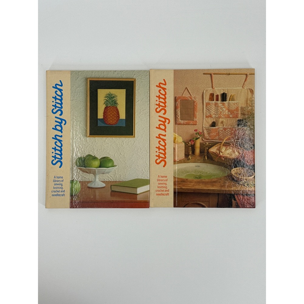 Set of 2 Stitch by Stitch Torstar Books Volume 3 & 15 Craft Crochet Needlecraft